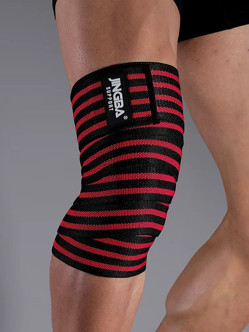 Adjustable Knee Support Wraps for Weightlifting | Gym Joint Supports